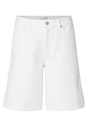 Shorts - Slflexia white bermuda denim shorts – Snow white